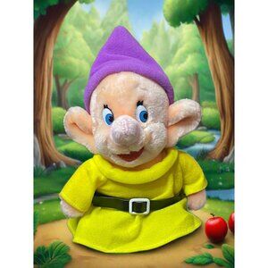 1987 Sears 50th Anniversary Snow White and the Seven Dwarfs Dopey Stuffed Plush